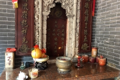 Shrine, pomelos, incense